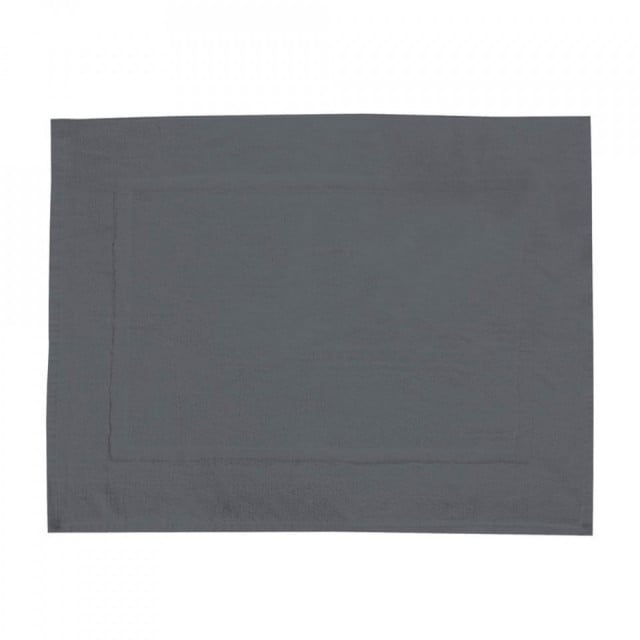 Covoras baie gri antracit din bumbac 50x70 cm Terry Paradise Wenko