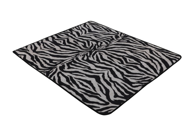 Covoras de baie multicolor din fibre sintetice 80x100 cm Strıped The Home Collection