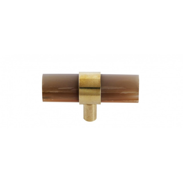 Cuier/Maner maro din alama si corn 5,5 cm Horn Nordal
