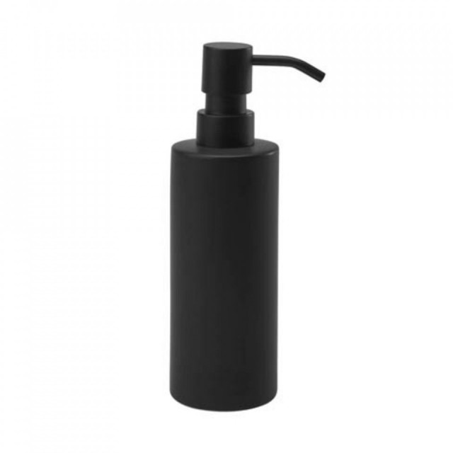Dispenser sapun lichid negru din ceramica 6x20 cm Forte Aquanova