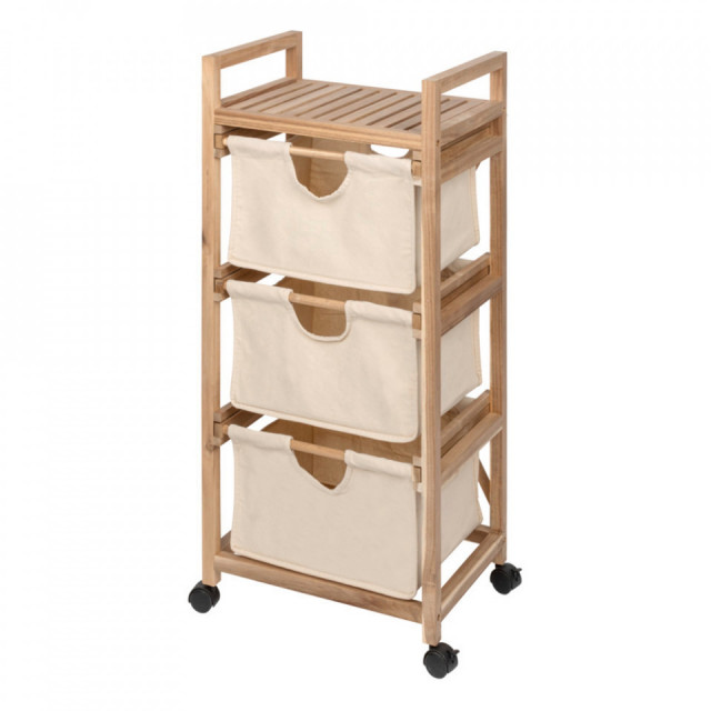 Etajera maro din lemn 96 cm Acina Wenko