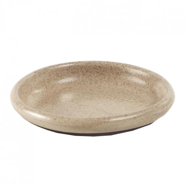 Farfurie pentru desert maro din ceramica 16 cm Tersilia Kave Home