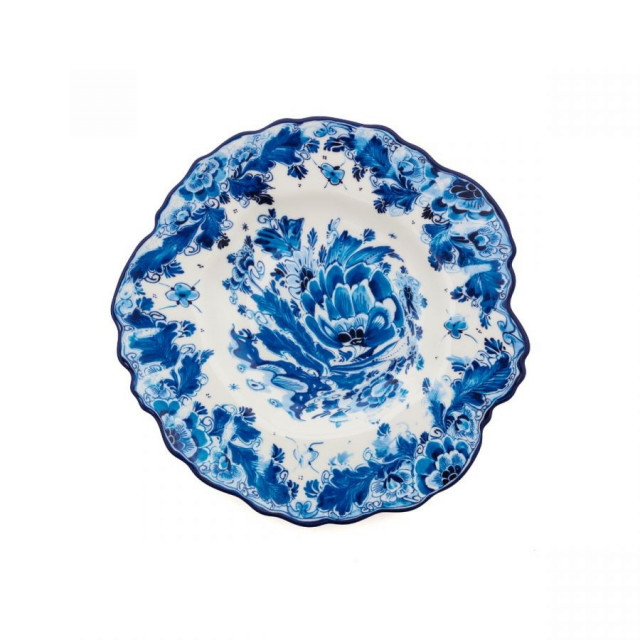 Farfurie pentru desert multicolora din ceramica 21 cm Classics on Acid Delf Rose Seletti