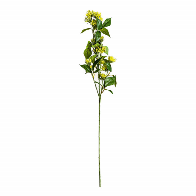 Floare artificiala galbena/verde din poliester 68 cm Tolas Vical Home