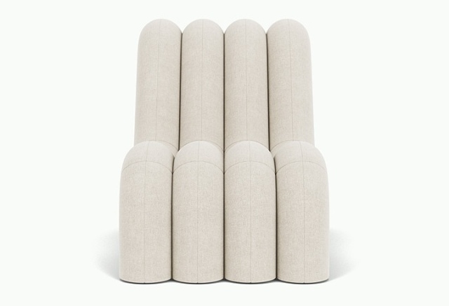 Fotoliu crem din textil Alp Soil natural - 01 FEST | The Home.ro