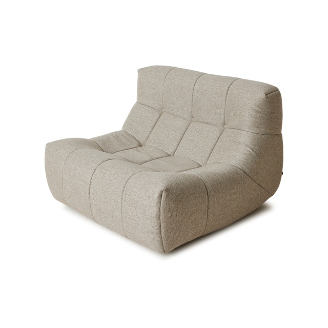 Fotoliu pentru exterior bej din textil Lazy HKliving