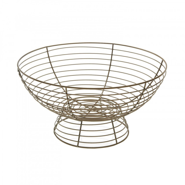 Fructiera aurie din metal 17 cm Lofi Versa Home