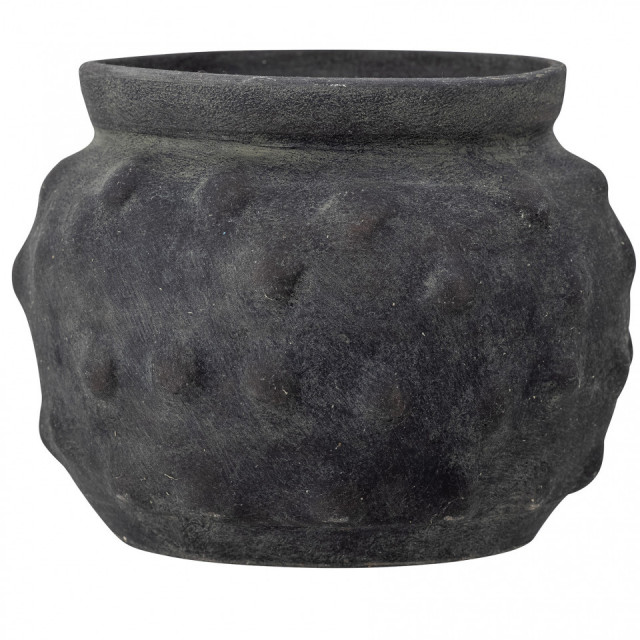 Ghiveci negru din ceramica 28 cm Lisen Deco Bloomingville