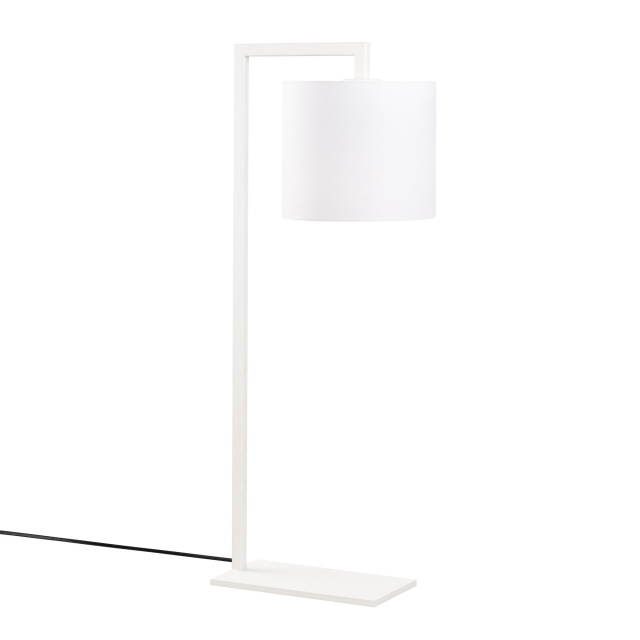 Lampa birou alba din metal 65 cm Profil The Home Collection