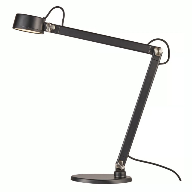 Lampa birou LED neagra din metal 47 cm Nobu Nordlux