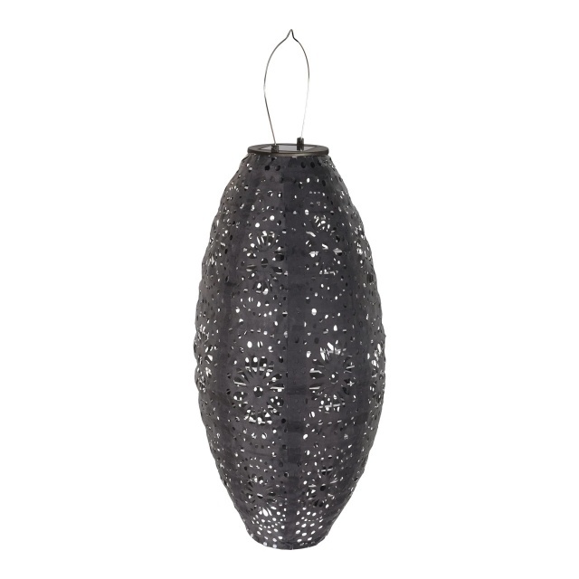 Lampa solara neagra din metal 40 cm Foxdale House Nordic