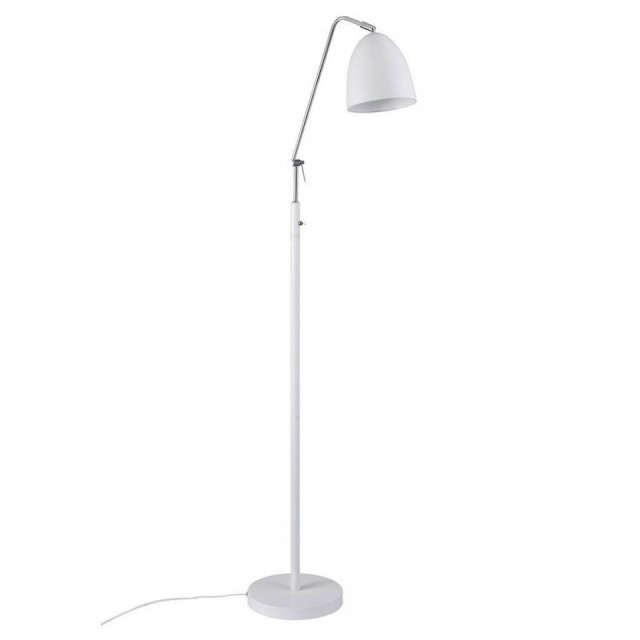 Lampadar alb din metal 140 cm Alexander High Nordlux