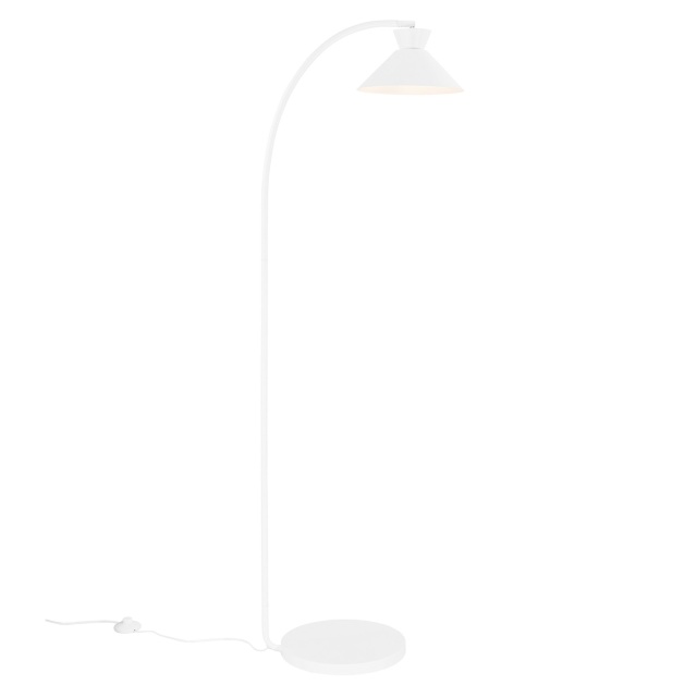 Lampadar alb din metal 150 cm Dial Nordlux