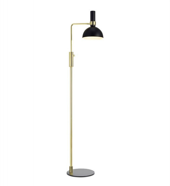 Lampadar auriu/negru din metal 146 cm Larry Markslojd