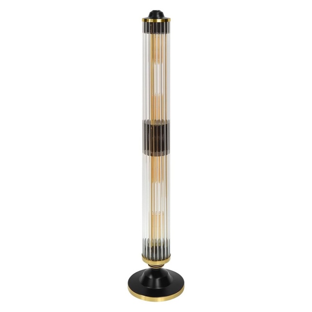 Lampadar negru din metal cu 4 becuri Tubo Versmissen