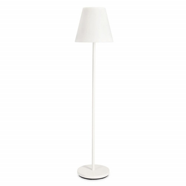 Lampadar pentru exterior alb din polietilena si otel 150 cm Windor Bizzotto