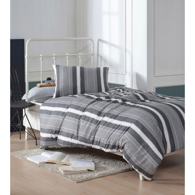 Lenjerie pat multicolora din bumbac Dakar Single The Home Collection