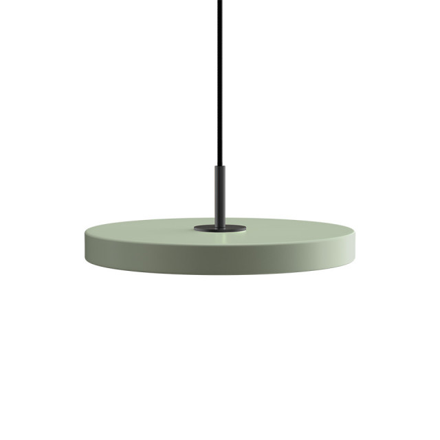 Lustra verde oliv/neagra din metal Asteria Mini Umage