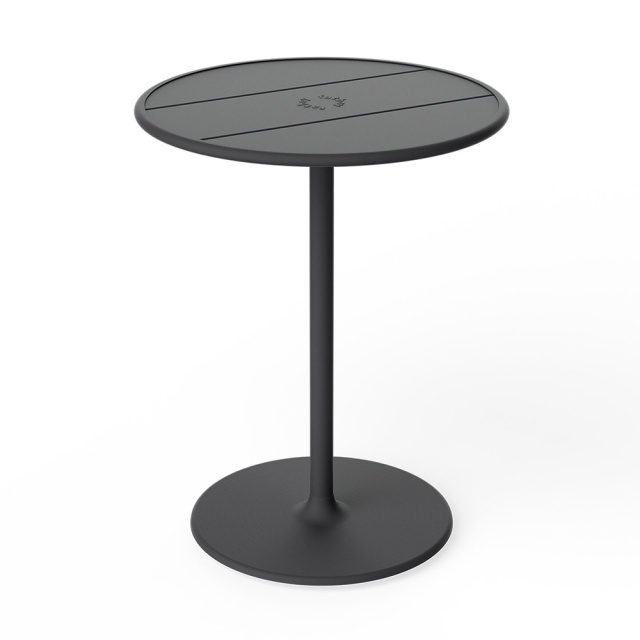 Masa bistro exterior gri antracit din metal 60 cm Fred's Fatboy