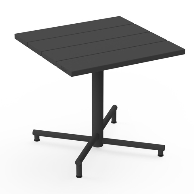 Masa bistro exterior gri antracit din metal 80x80 cm Fred's Fatboy