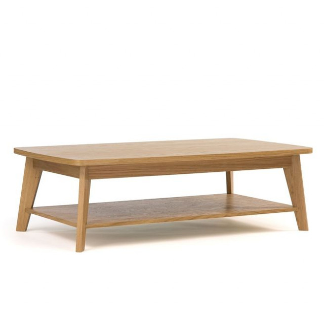 Masa de cafea maro din lemn 65x115 cm Kensal Woodman