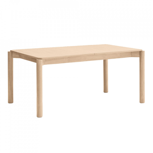 Masa dining extensibila maro din lemn 100x160(200) cm Atlas Teulat