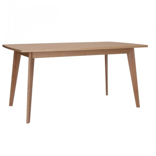 Masa dining extensibila maro din lemn 90x160(200) cm Kensal Woodman