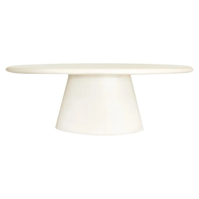 Masa dining exterior crem din ciment 115x220 cm Urban Bloom Richmond Interiors