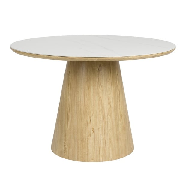 Masa dining maro din lemn 115 cm Almira Oak The Home Collection