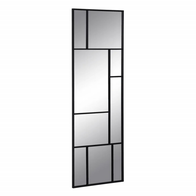 Oglinda dreptunghiulara neagra din fier 50x150 cm Tina The Home Collection