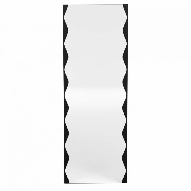 Oglinda dreptunghiulara neagra din metal 50x140 cm Melody The Home Collection