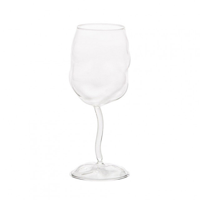 Pahar de vin transparent din sticla 9x20 cm Sonny Seletti