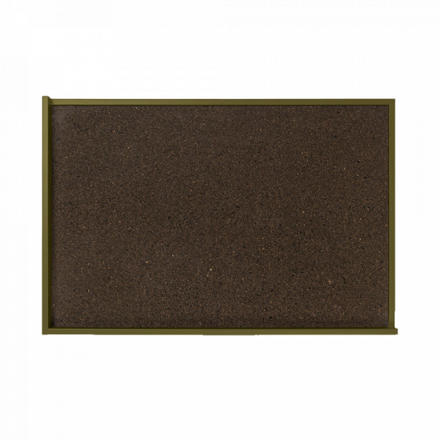 Panou memo verde oliv fibre naturale 63x96 cm Kant Ferm Living