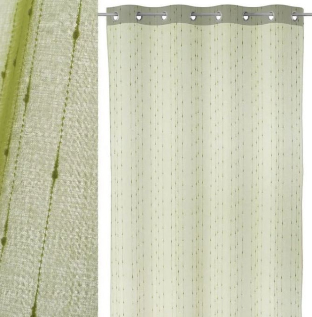 Perdea verde din fibre sintetice 140x260 cm Chuva The Home Collection