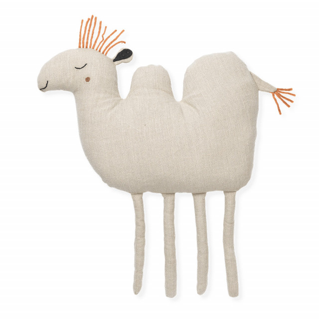 Perna crem din fibre naturale 47x51 cm Camel Ferm Living