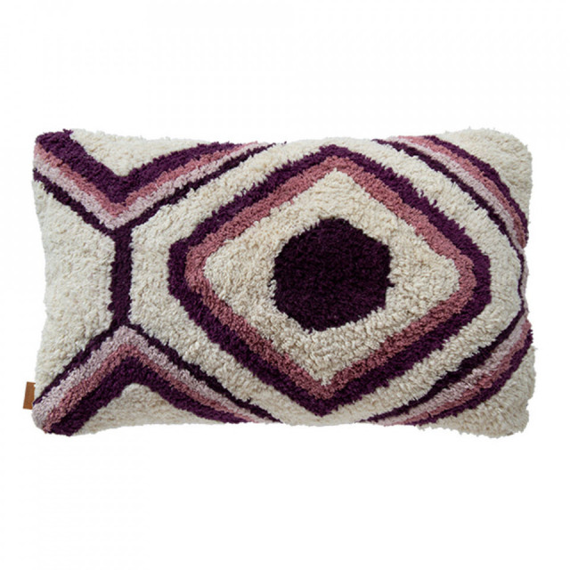 Perna dreptunghiulara multicolora din bumbac 30x50 cm Sachi Ombre LifeStyle Home Collection