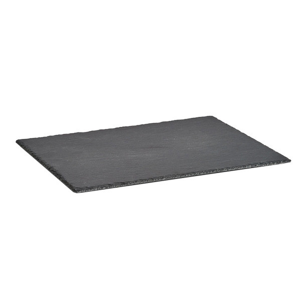 Platou servire gri din ardezie 30x40 cm Irving Zeller