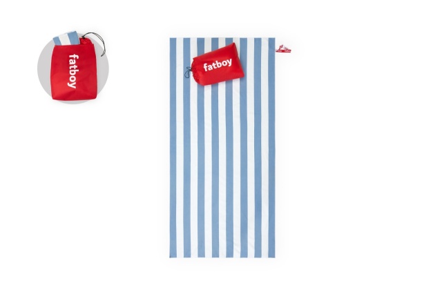 Prosop pentru plaja albastru din fibre sintetice 80x165 cm Baggy Fatboy