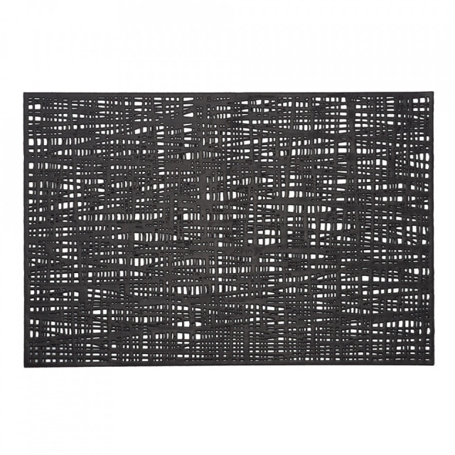 Protectie masa dreptunghiulara neagra din fibre sintetice 30x45 cm Scribble Zeller