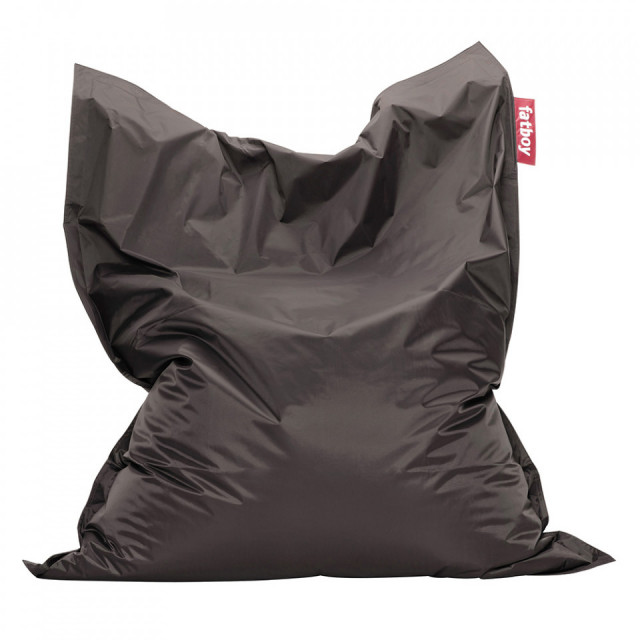 Puf dreptunghiular albastru gheata din textil 134x180 cm Original Fatboy