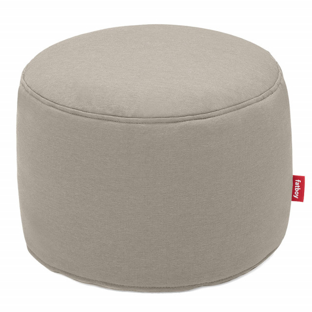 Puf exterior rotund gri/grej din olefina 50 cm Point Fatboy
