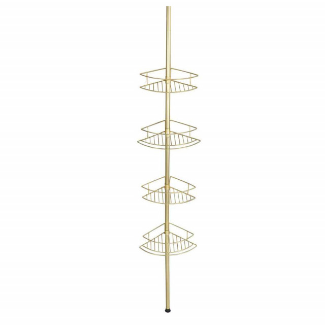 Raft pentru baie auriu din metal 31 cm Dolcedo Wenko