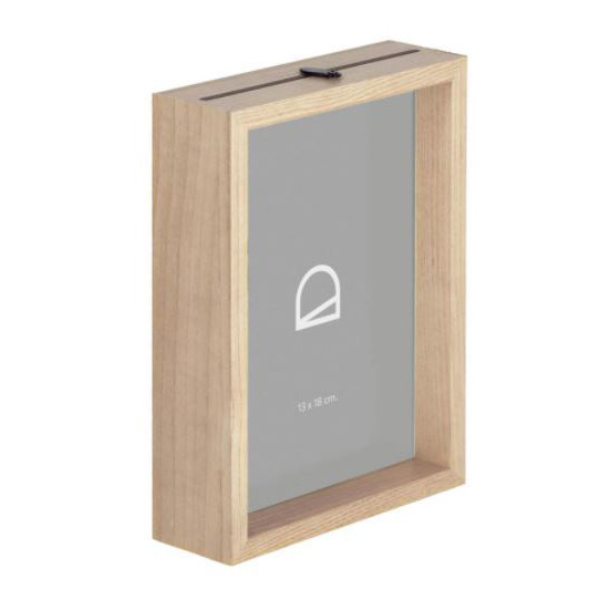 Rama foto maro din MDF 14x19 cm Flavina Kave Home