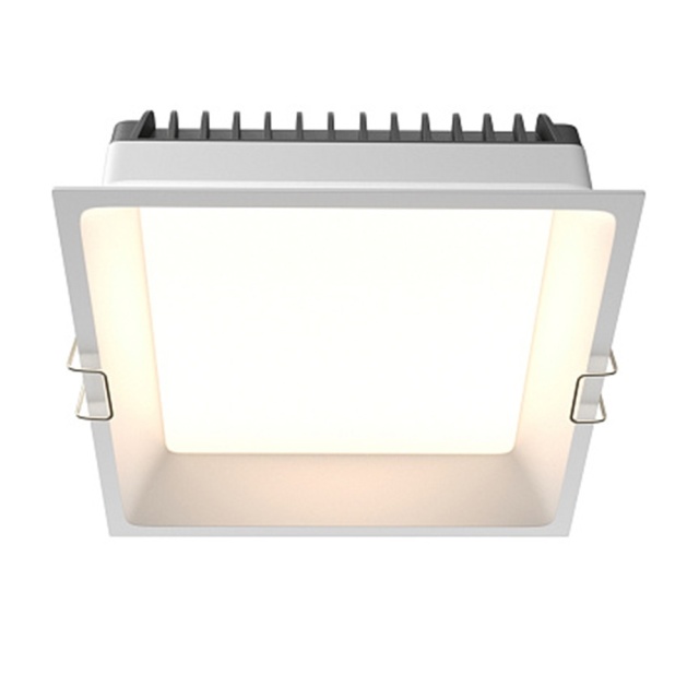 Spot alb din metal cu LED Downlight Okno SQ 1730 Maytoni