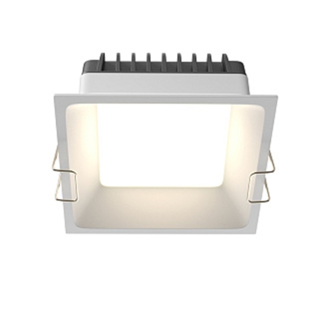 Spot alb din metal cu LED Downlight Okno SQ 820 Maytoni