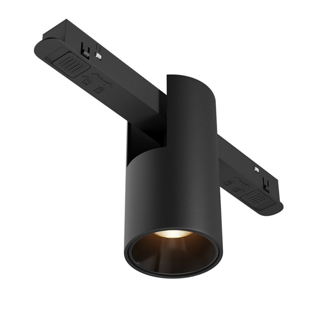 Spot negru din metal cu LED Alfa Exility DS Maytoni