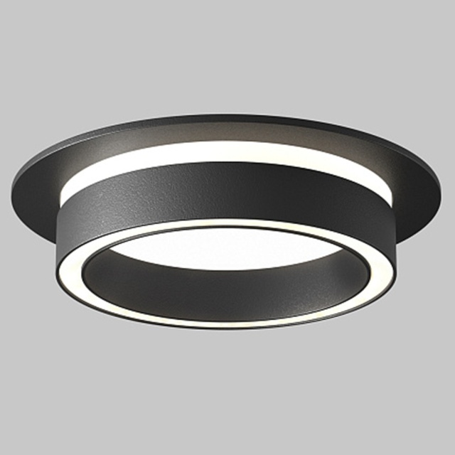 Spot negru din metal Downlight Orlo Maytoni