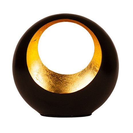 Suport lumanare pentru perete negru/auriu din cupru 26 cm Kira Lifestyle Home Collection