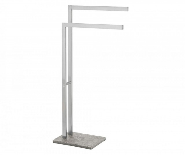 Suport prosoape argintiu din metal 44 cm Granite Wenko