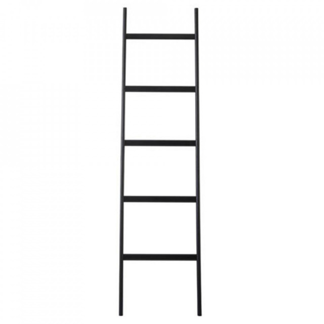 Suport prosoape negru din lemn 42 cm Mink Aquanova